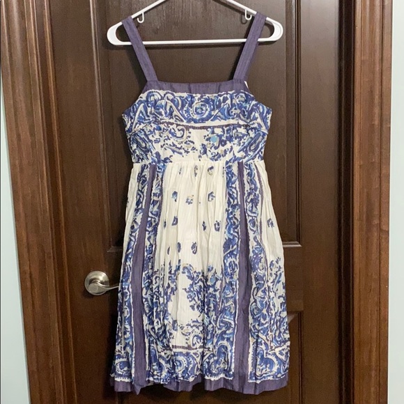 Anthropologie Maeve Floral Fit & Flare Dress - Picture 1 of 6